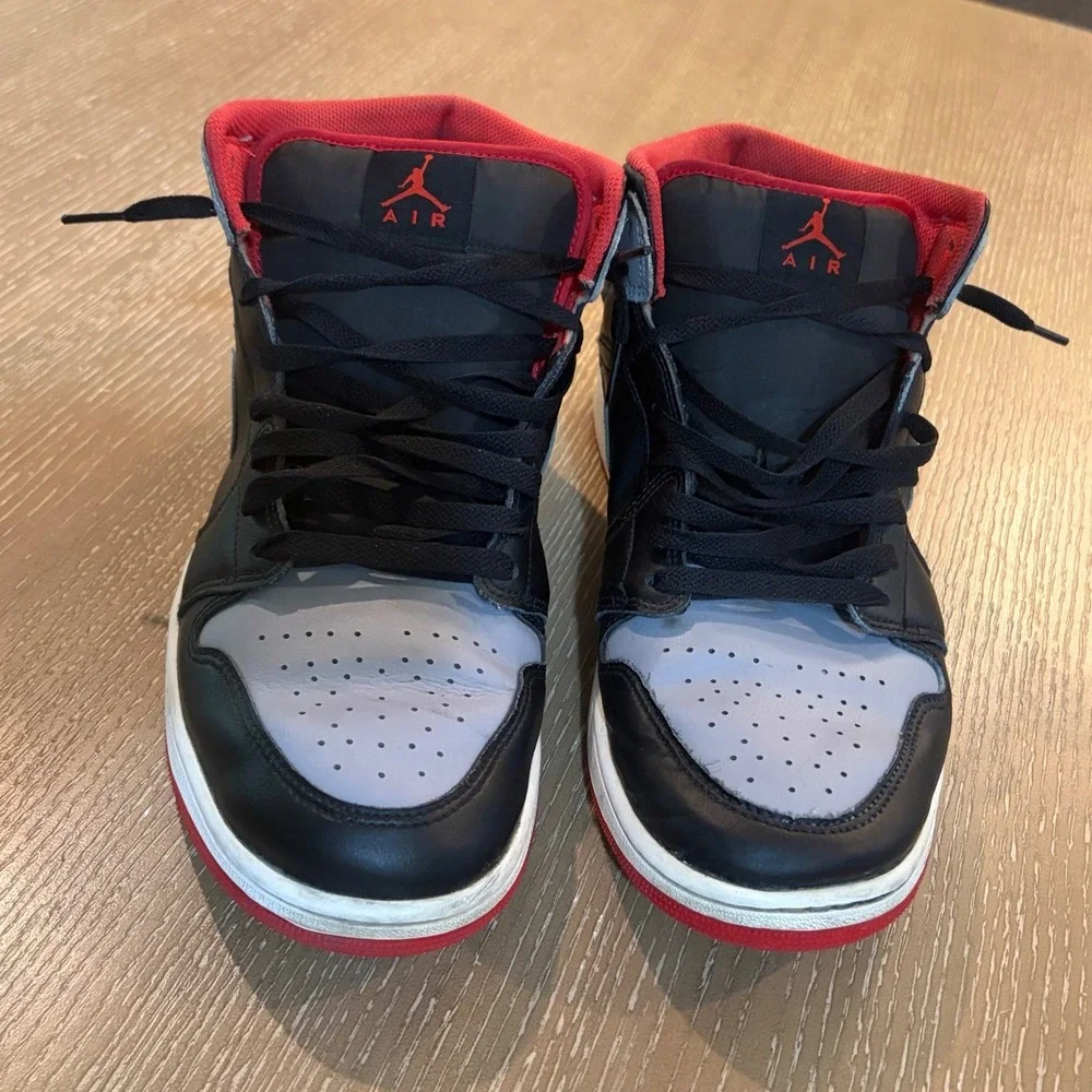 Nike Shoes Air Jordan 1 Mid Bred Shadow Mens 12 DQ8426 006